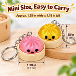 Dumpling Clicker Keychain Pack