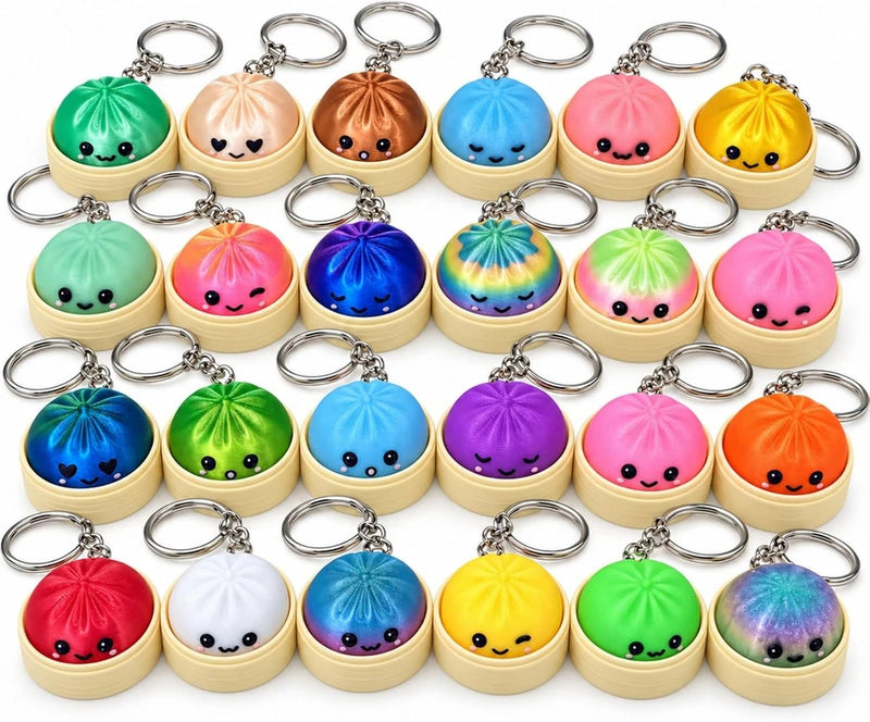Dumpling Clicker Keychain Pack